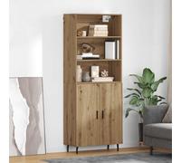 vidaXL Highboard Artisan Oak 69.5 x 34 x 180 cm