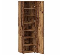 Highboard Artisan Oak Engineered Wood 45x42.5x185cm Compact Slim 1 Door Storage