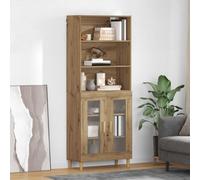 vidaXL Highboard Artisan Oak 69.5 x 32.5 x 180 cm Engineered Wood