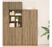 Highboard Artisan Oak Tall Narrow Engineered Wood 40x42.5x185cm 1 Door Storage.