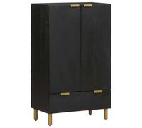 Highboard Black 60X33X100 Cm Engineered Wood