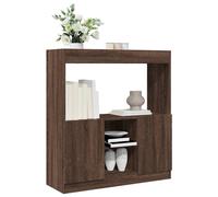 Highboard Brown Oak 92x33x100 cm Engineered Wood Berkfield Home Brown One Size