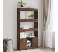 Highboard¬†Brown Oak 92x33x180 cm Engineered Wood Berkfield Home Brown One Size