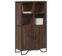 vidaXL Highboard Brown Oak 79.5x35.5x137.5 cm Engineered wood, Brown