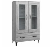 vidaXL Highboard Grey Sonoma 70x31x115 cm Engineered Wood