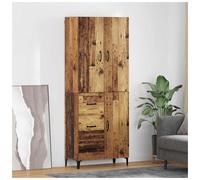 Highboard Wall-mounted with Drawer Engineered Wood Storage Cabinet vidaXL