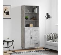 Highboard Sideboard Storage Cabinet Home Side Cabinet Engineered Wood vidaXL