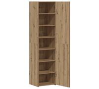 Highboard Engineered Wood Artisan Oak 45x42.5x185cm 1 Door Compact Storage Shelf