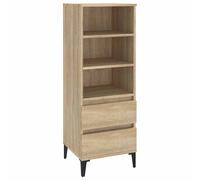 (Sonoma oak) vidaXL Highboard Engineered Wood Sideboard Cabinet Cupboard Multi Colours