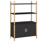 vidaXL Highboard Black 80x40x121 cm Engineered Wood NEW