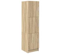 vidaXL Highboard Sonoma Oak 31.5 x 32 x 122.5 cm, Modern, Rectangular Highboard Furniture for Living Room, Efficient Storage Cabinet, Minimalist Design, Stylish Home Decor