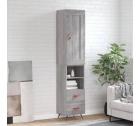 Highboard Sideboard Tall Storage Cabinet Side Cabinet Engineered Wood vidaXL