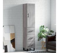 Highboard Sideboard Cupboard Side Board Storage Cabinet Engineered Wood vidaXL