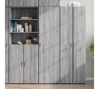 Highboard Grey Sonoma 50x42.5x185 cm Engineered Wood Berkfield Home Grey One Size
