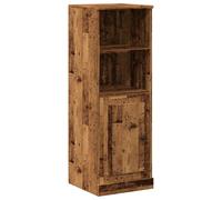 vidaXL Single Door 2 Shelf Sonoma Oak Highboard - Size: 103.5 x 36 x 35.5cm - Brown - Wilko