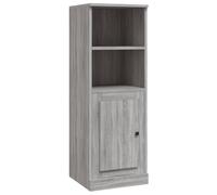 (grey sonoma) vidaXL Highboard High Sideboard Side Cabinet Storgae Cupboard Engineered Wood