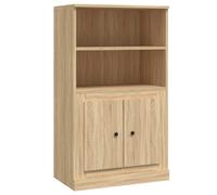 Highboard High Sideboard Side Cabinet Storgae Cupboard Engineered Wood vidaXL