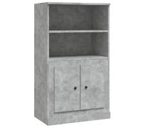 (concrete grey) vidaXL Highboard High Sideboard Side Cabinet Storgae Cupboard Engineered Wood