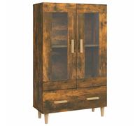 Vidaxl Highboard Smoked Oak 70X31X115 Cm Engineered Wood