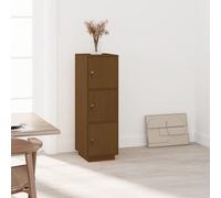 Highboard Honey Brown 34x40x108.5 cm Solid Wood Pine Berkfield Home Brown One Size