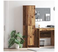 Highboard Old Wood 35x39x168cm Engineered Wood 2 Door Compact Modern Storage XL