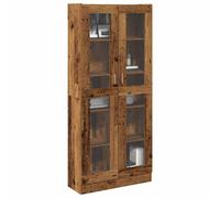 Highboard Old Wood 82.5x30.5x185 cm Engineered Wood Berkfield Home Brown One Size