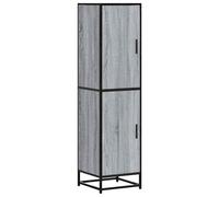 Highboard Sideboard Cabinet Cupboard Buffet Engineered Wood and Metal vidaXL