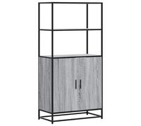 Highboard Sideboard Cabinet Cupboard Buffet Engineered Wood and Metal vidaXL