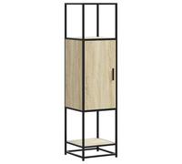 Highboard Sideboard Cabinet Cupboard Buffet Engineered Wood and Metal vidaXL