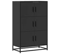 Highboard Sideboard Cabinet Cupboard Buffet Engineered Wood and Metal vidaXL