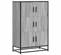 Highboard Sideboard Cabinet Cupboard Buffet Engineered Wood and Metal vidaXL