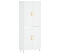 vidaXL Highboard Concrete Grey 69.5x34x180 cm Engineered Wood