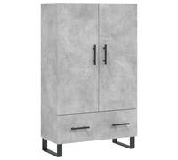 (white) vidaXL Highboard Sideboard Storage Cabinet Side Cabinet White Engineered Wood