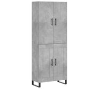 (white, 2 glass doors) vidaXL Highboard Sideboard Storage Cabinet Side Cabinet White Engineered Wood