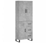 (white, 2 glass doors) vidaXL Highboard Sideboard Storage Cabinet Side Cabinet White Engineered Wood