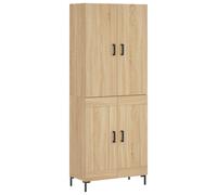 Highboard Sideboard Cabinet Storage Cabinet Cupboard Engineered Wood vidaXL