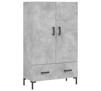 (concrete grey) vidaXL Highboard Sideboard Storage Cabinet Side Cabinet Black Engineered Wood