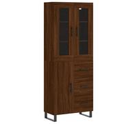 Highboard Sideboard Cupboard Side Board Storage Cabinet Engineered Wood vidaXL