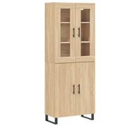 Highboard Sideboard Cupboard Side Board Storage Cabinet Engineered Wood vidaXL