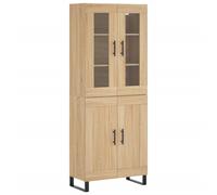 vidaXL Highboard Artisan oak 69.5 x 34 x 180 cm Engineered wood