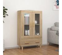 Highboard Side Cabinet Cupboard Storage Side Cabinet Engineered Wood vidaXL