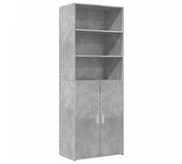 Vidaxl Highboard Concrete Grey 80X42.5X185 Cm Engineered Wood