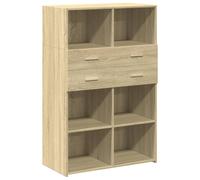 Highboard Sideboard Side Cabinet Home Storage Cupboard Engineered Wood vidaXL