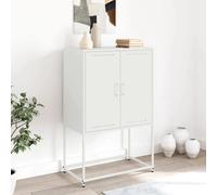Highboard Sideboard Side Cabinet Home Storage Organiser Cupboard Steel vidaXL