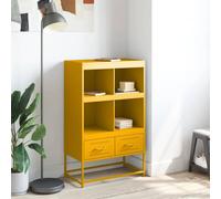 Highboard Sideboard Side Cabinet Home Storage Organiser Cupboard Steel vidaXL