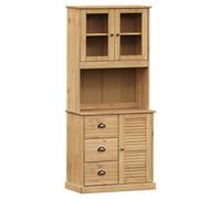 Highboard Sideboard Side Cabinet Storage Cabinet VIGO Solid Wood Pine vidaXL