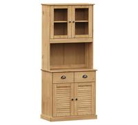 Highboard Sideboard Side Cabinet Storage Cabinet VIGO Solid Wood Pine vidaXL