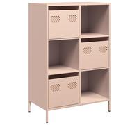 Highboard Sideboard Side Cabinet Storage Cupboard Buffet Cabinet Steel vidaXL