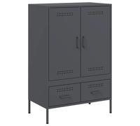 vidaXL Highboard Anthracite 68x39x101.5 cm Steel
