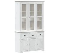 Highboard Sideboard Side Cabinet Storage Cupboard Solid Wood Pine BODO vidaXL